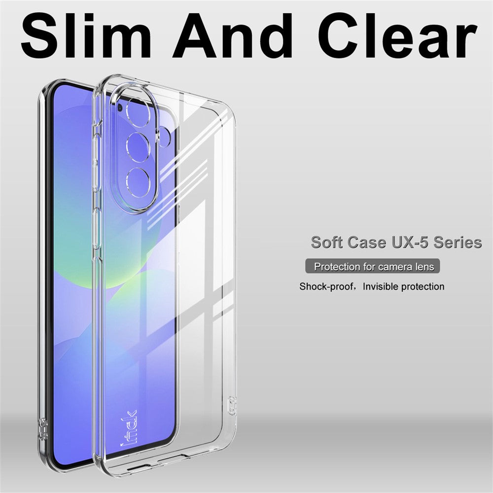 IMAK UX-5 Series For Samsung Galaxy A57 5G Transparent TPU Phone Case Protective Phone Cover