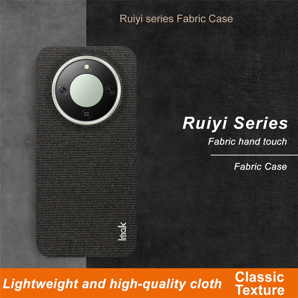 IMAK Ruiyi Series Læder + PC Cover til Honor Magic8 Lite 5G / X9d 5G / X70 5G Stoftekstur Telefonbagside