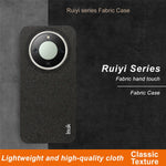 IMAK Ruiyi Series Leather + PC Case for Honor Magic8 Lite 5G / X9d 5G / X70 5G Fabric Texture Phone Back Cover