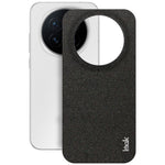 IMAK Ruiyi Series for Honor Magic8 5G Case Fabric Texture Leather + PC Phone Back Cover