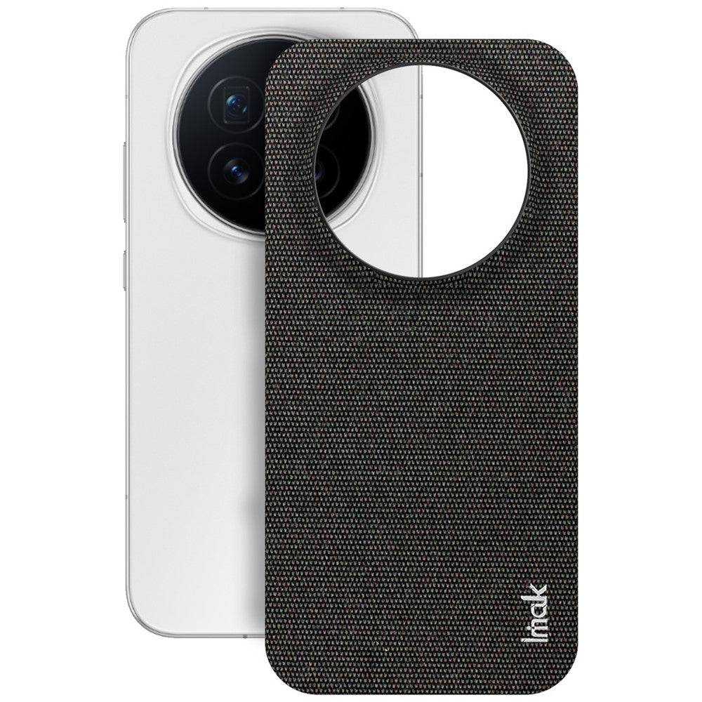 IMAK Ruiyi Series for Honor Magic8 5G Case Fabric Texture Leather + PC Phone Back Cover