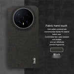 IMAK Ruiyi Series for Honor Magic8 5G Case Fabric Texture Leather + PC Phone Back Cover