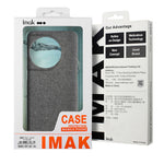 IMAK Ruiyi Series for Honor Magic8 5G Case Fabric Texture Leather + PC Phone Back Cover