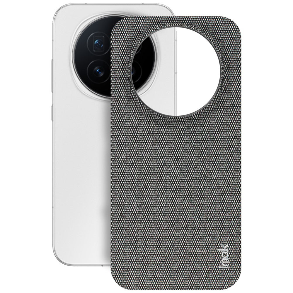 IMAK Ruiyi Series for Honor Magic8 5G Case Fabric Texture Leather + PC Phone Back Cover