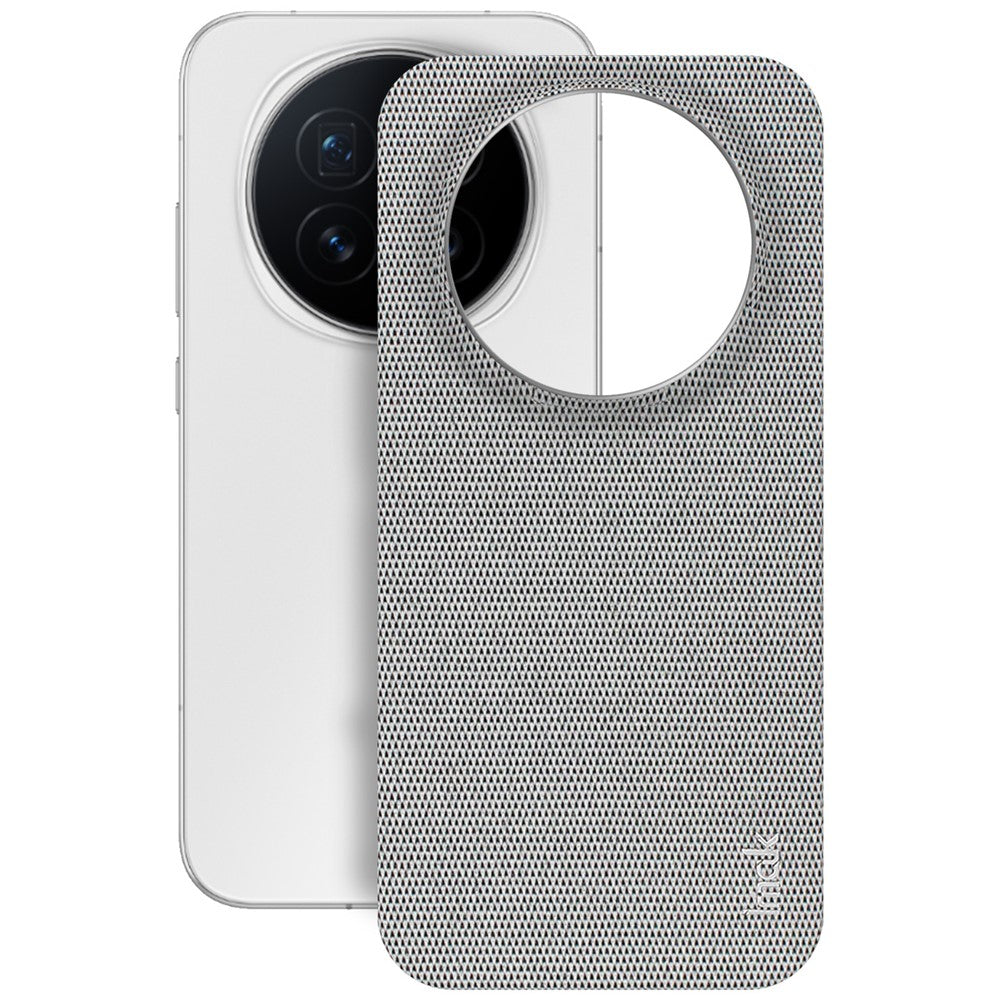 IMAK Ruiyi Series for Honor Magic8 5G Case Fabric Texture Leather + PC Phone Back Cover