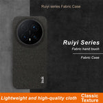 IMAK Ruiyi Series for Honor Magic8 Pro 5G Case Fabric Texture Leather + PC Phone Back Cover