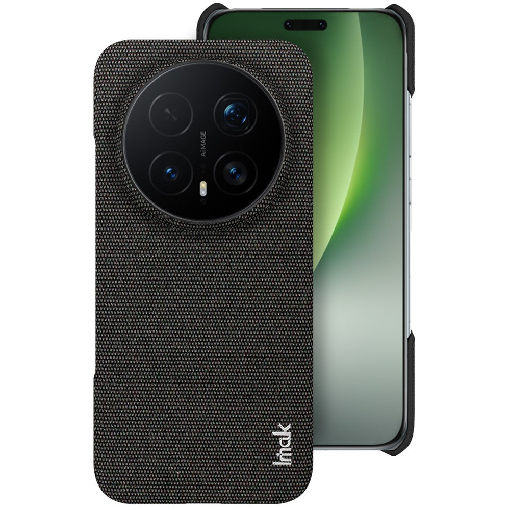 IMAK Ruiyi Series for Honor Magic8 Pro 5G Case Fabric Texture Leather + PC Phone Back Cover