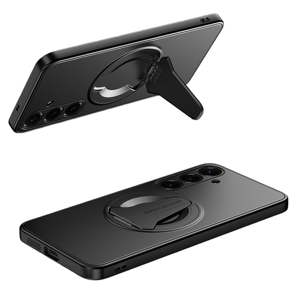 Samsung Galaxy S26 Magnetiskt Skal Vikbart Stativ PC TPU mobilskal