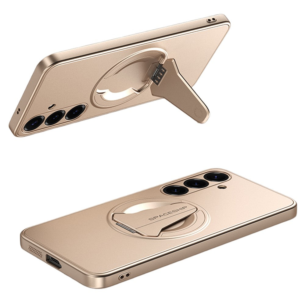 For Samsung Galaxy S26 Magnetic Case Foldable Kickstand PC TPU Phone Cover