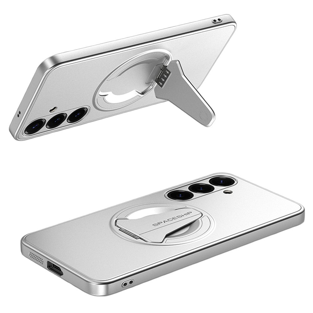 Samsung Galaxy S26 Magnetiskt Skal Vikbart Stativ PC TPU mobilskal