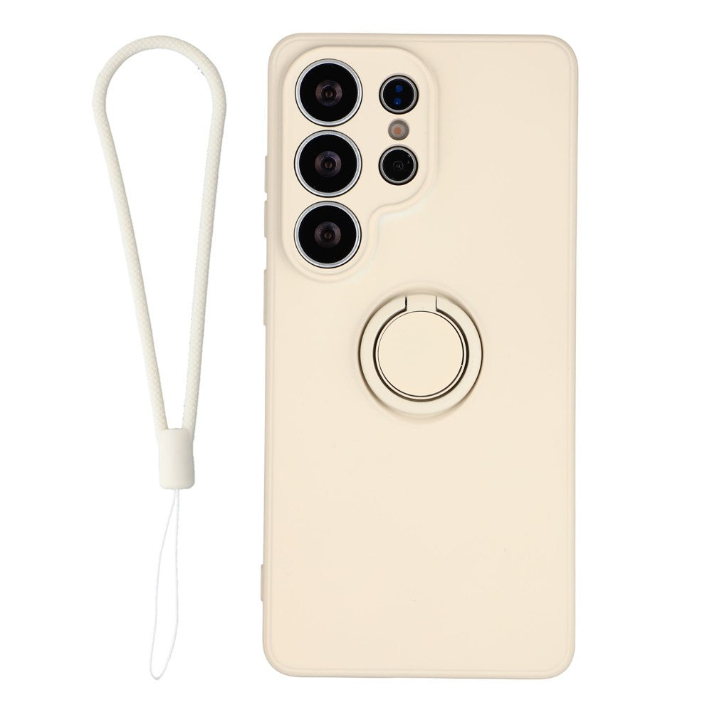 Silikonskal för Samsung Galaxy S26 Ultra med remring och stödfodral