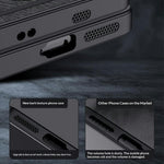 For Honor Win 5G Case Wood Texture PU Leather Coated PC TPU Phone Cover