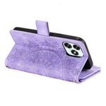 Wallet Case For Honor Play10A 4G  /  X5c Plus 4G  /  X5c 4G Mandala Flower Pattern PU Leather Phone Cover with Wrist Strap