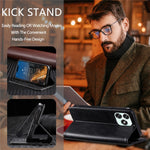 TTUDRCH Style 007 Leather Case For Honor Play10A 4G  /  X5c Plus 4G  /  X5c 4G RFID Blocking Wallet Stand Phone Cover