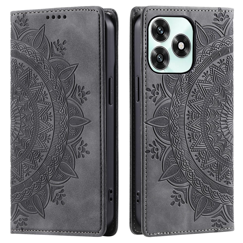 Phone Case For Honor Play10A 4G  /  X5c Plus 4G  /  X5c 4G Magnetic Closing Leather Phone Cover Pattern Imprinted