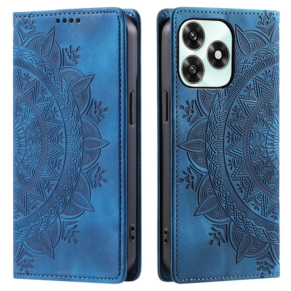 Phone Case For Honor Play10A 4G  /  X5c Plus 4G  /  X5c 4G Magnetic Closing Leather Phone Cover Pattern Imprinted