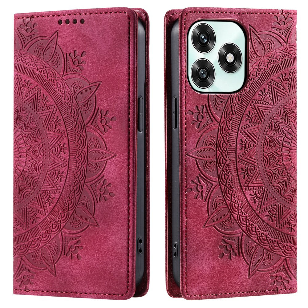 Phone Case For Honor Play10A 4G  /  X5c Plus 4G  /  X5c 4G Magnetic Closing Leather Phone Cover Pattern Imprinted