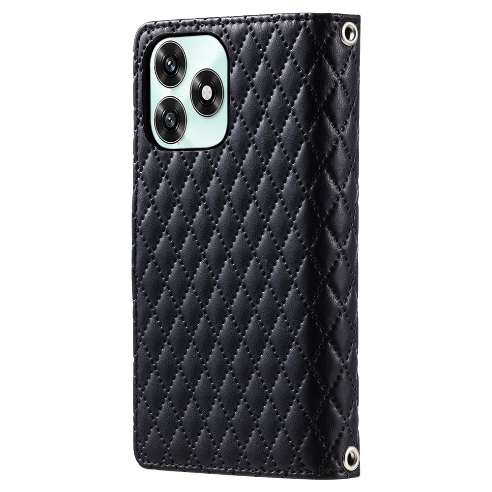 Telefoncover til Honor Play10A 4G / X5c Plus 4G / X5c 4G Lynlåslomme Glitter Læder Telefoncover med Håndrem