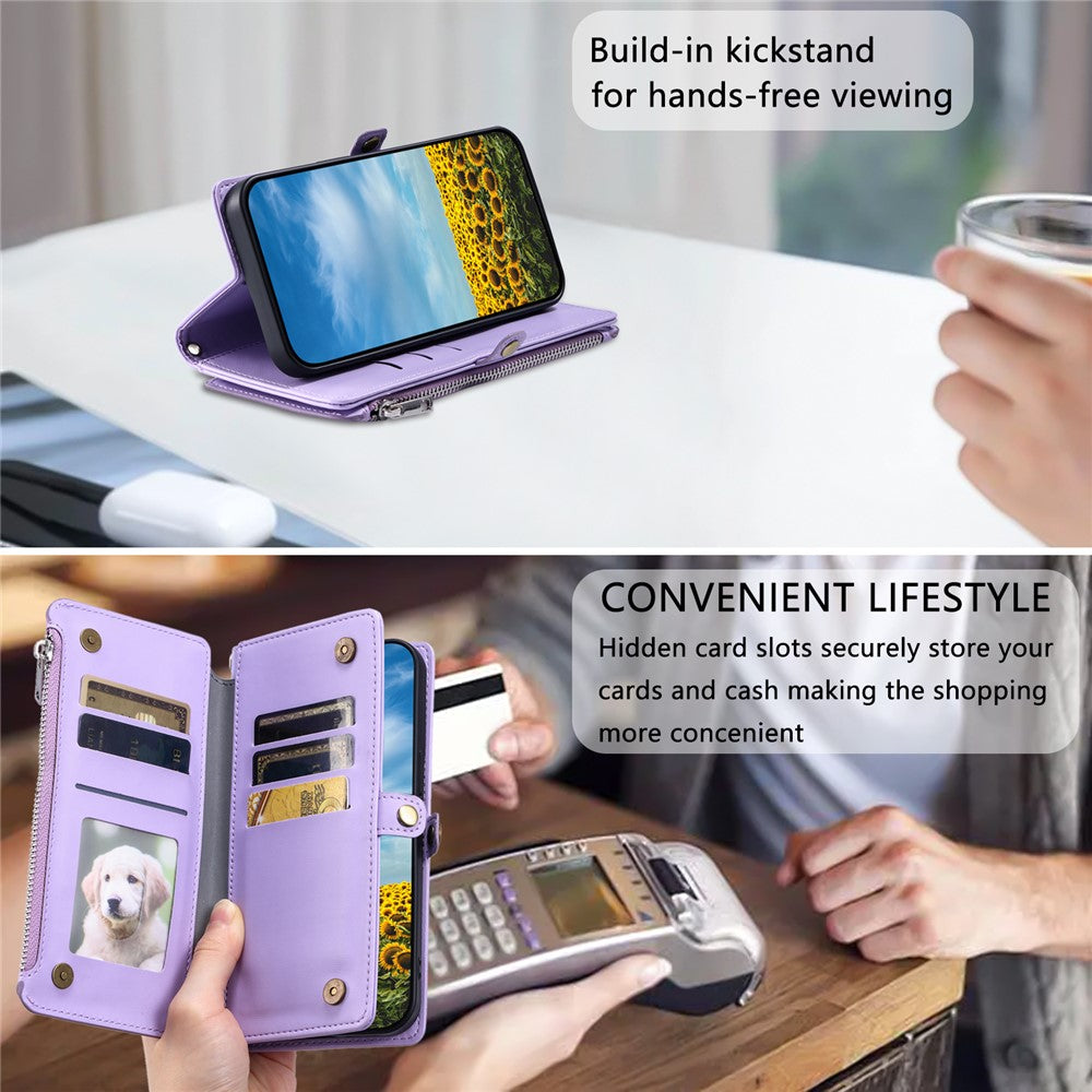 Phone Case For Honor Play10A 4G / X5c Plus 4G / X5c 4G TPU + PU Leather Wallet Phone Cover with Wrist Strap