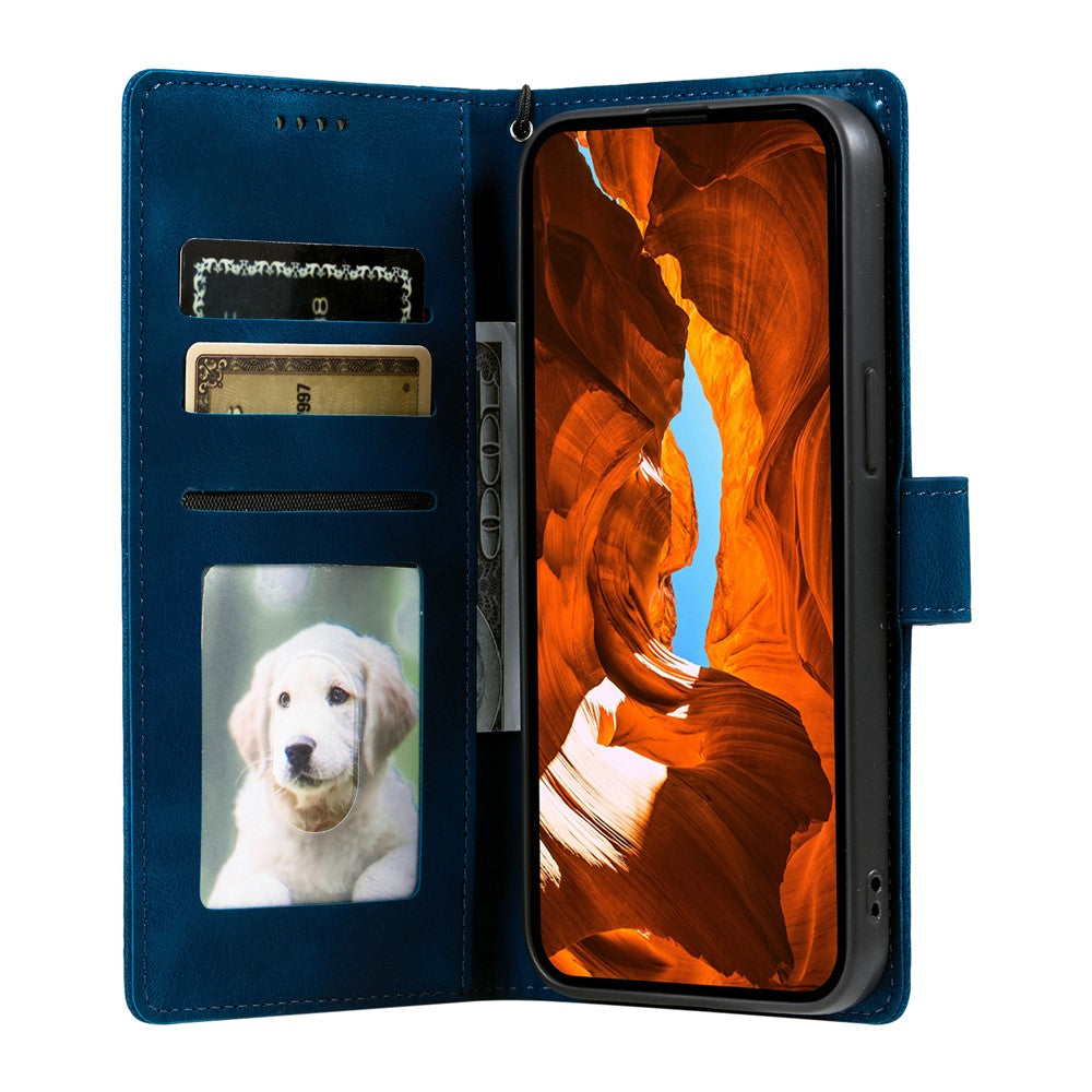 Phone Case For Honor Play10A 4G / X5c Plus 4G / X5c 4G Imprinted Totem Skin Feel Wallet Leather Phone Cover with Hand Strap