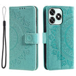 Stand Case For Honor Play10A 4G  /  X5c Plus 4G  /  X5c 4G Imprinted Totem PU Leather Wallet Phone Cover with Wrist Strap