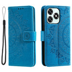Stand Case For Honor Play10A 4G  /  X5c Plus 4G  /  X5c 4G Imprinted Totem PU Leather Wallet Phone Cover with Wrist Strap