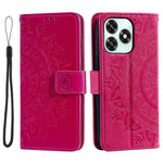Stand Case For Honor Play10A 4G  /  X5c Plus 4G  /  X5c 4G Imprinted Totem PU Leather Wallet Phone Cover with Wrist Strap