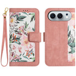 For Honor 500 5G / 500 Pro 5G Case PU Leather Floral Phone Cover with Card Slots