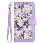 For Honor Magic8 Pro 5G Case PU Leather Floral Phone Cover with Card Slots