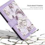 For Honor Magic8 Pro 5G Case PU Leather Floral Phone Cover with Card Slots