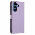 For Samsung Galaxy S26+ Stand Case Tree-and-Cat Pattern PU Leather Wallet Protective Phone Cover with Wrist Strap