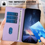 For Samsung Galaxy S26+ Stand Case Tree-and-Cat Pattern PU Leather Wallet Protective Phone Cover with Wrist Strap