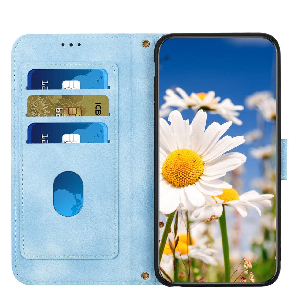 For Honor Magic8 5G Case PU Leather Floral Phone Cover with Card Slots