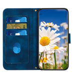 PU Leather Case for Honor Magic8 Lite 5G / X9d 5G / X70 5G Floral Phone Cover with Card Slots