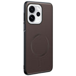 For Oppo Reno15 5G (Global) / Reno15c 5G (China) Magnetic Case Leather Coated TPU + PC Phone Cover