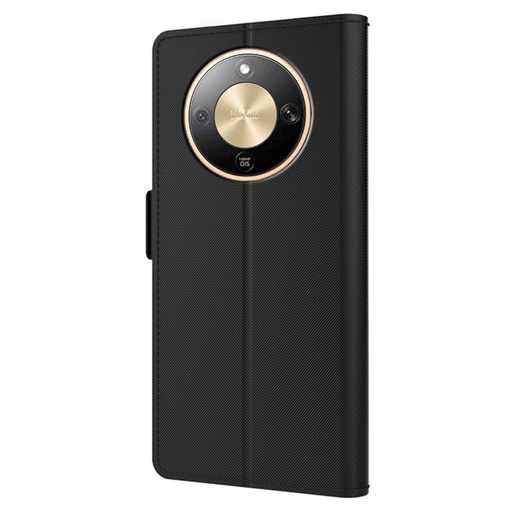 Phone Case For Honor Magic8 Lite 5G  /  X9d 5G  /  X70 5G PU+TPU Magnetic Flip Phone Cover with Stand