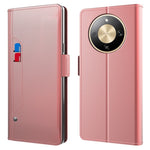 Phone Case For Honor Magic8 Lite 5G  /  X9d 5G  /  X70 5G PU+TPU Magnetic Flip Phone Cover with Stand
