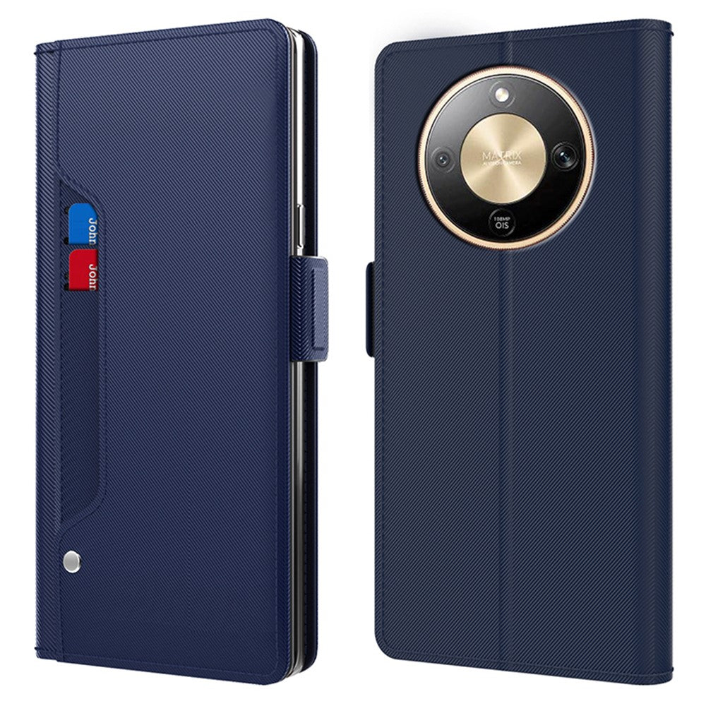 Phone Case For Honor Magic8 Lite 5G  /  X9d 5G  /  X70 5G PU+TPU Magnetic Flip Phone Cover with Stand