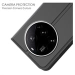 For Xiaomi 17 Ultra 5G Case PU Leather Phone Cover with Card Holder Stand