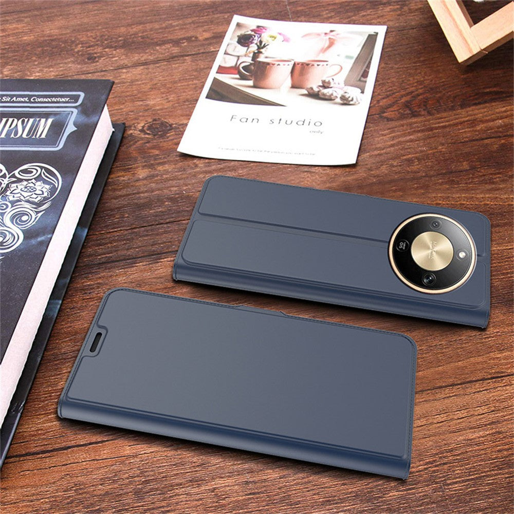 Phone Case For Honor Magic8 Lite 5G  /  X9d 5G  /  X70 5G Shockproof TPU Inner Shell Leather Phone Cover Card Slot