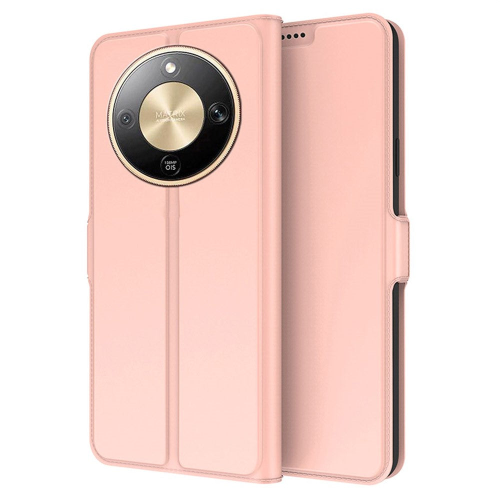 Phone Case For Honor Magic8 Lite 5G  /  X9d 5G  /  X70 5G Shockproof TPU Inner Shell Leather Phone Cover Card Slot