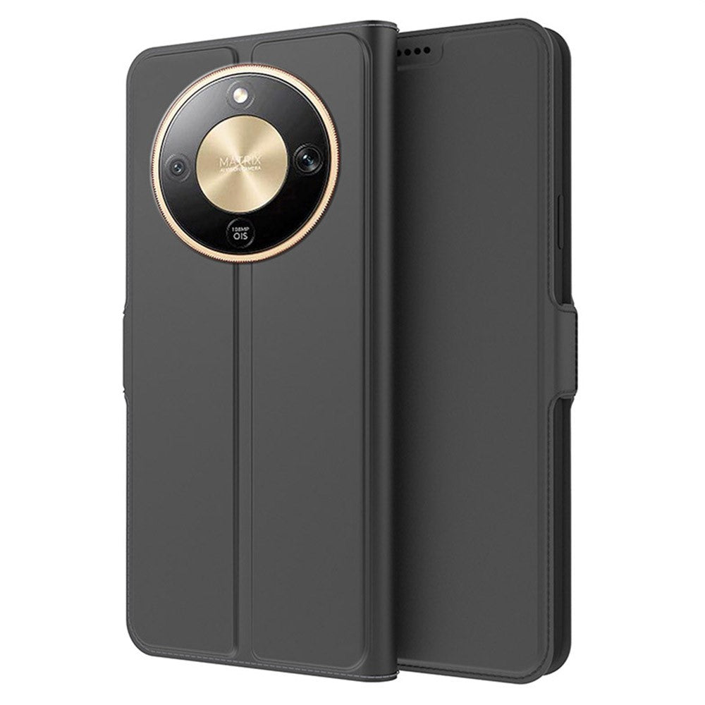 Phone Case For Honor Magic8 Lite 5G  /  X9d 5G  /  X70 5G Shockproof TPU Inner Shell Leather Phone Cover Card Slot