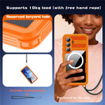 REDPEPPER For Samsung Galaxy S26+ IP68 Waterproof Case Clear Magnetic Phone Cover