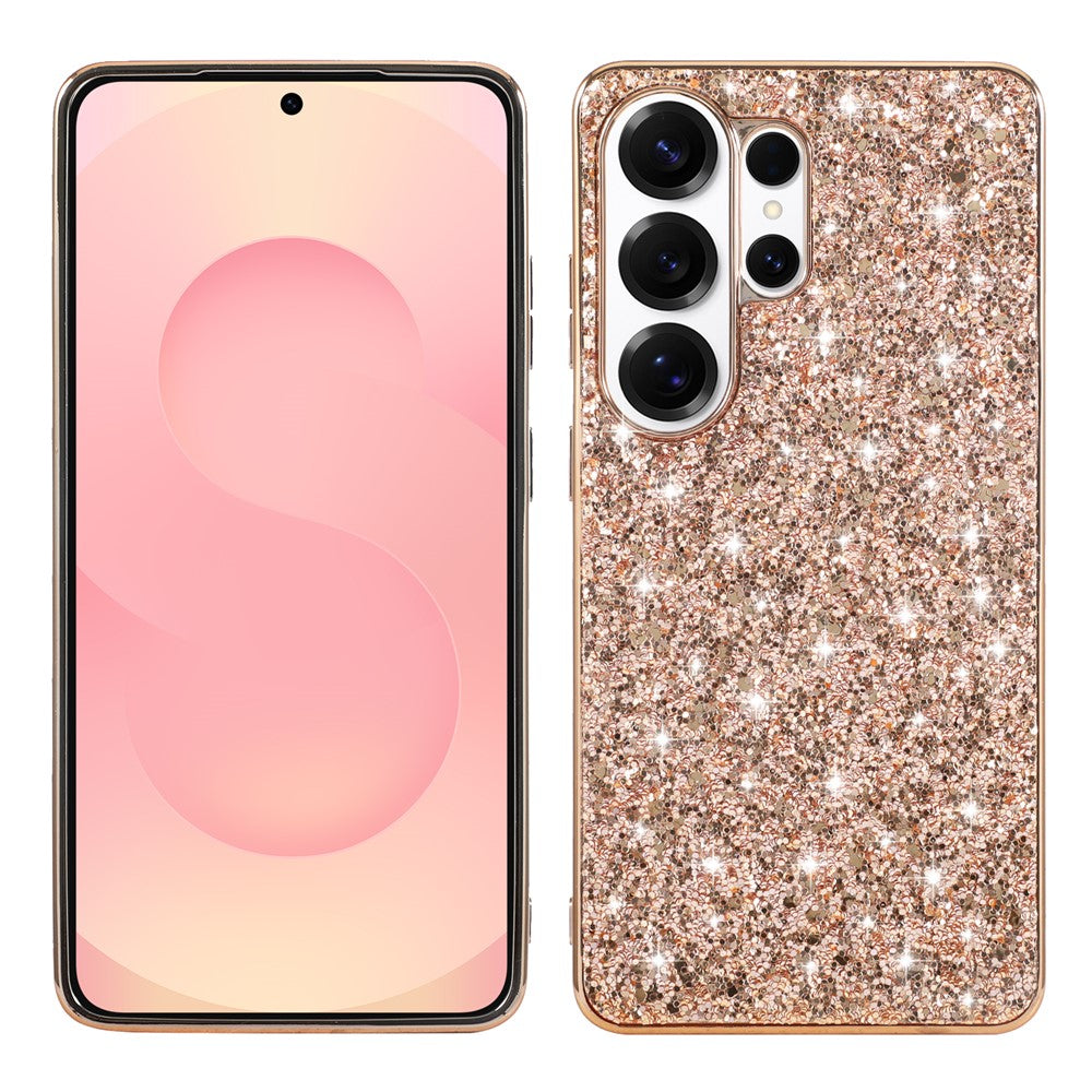 Samsung Galaxy S26 Ultra Skal Galvaniserad TPU + PC Glitter mobil Baksida