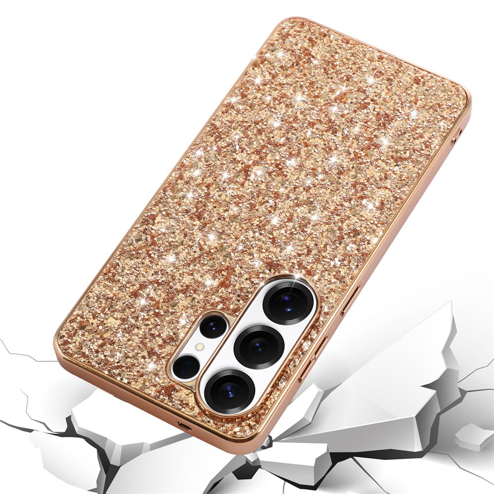 Samsung Galaxy S26 Ultra Skal Galvaniserad TPU + PC Glitter mobil Baksida