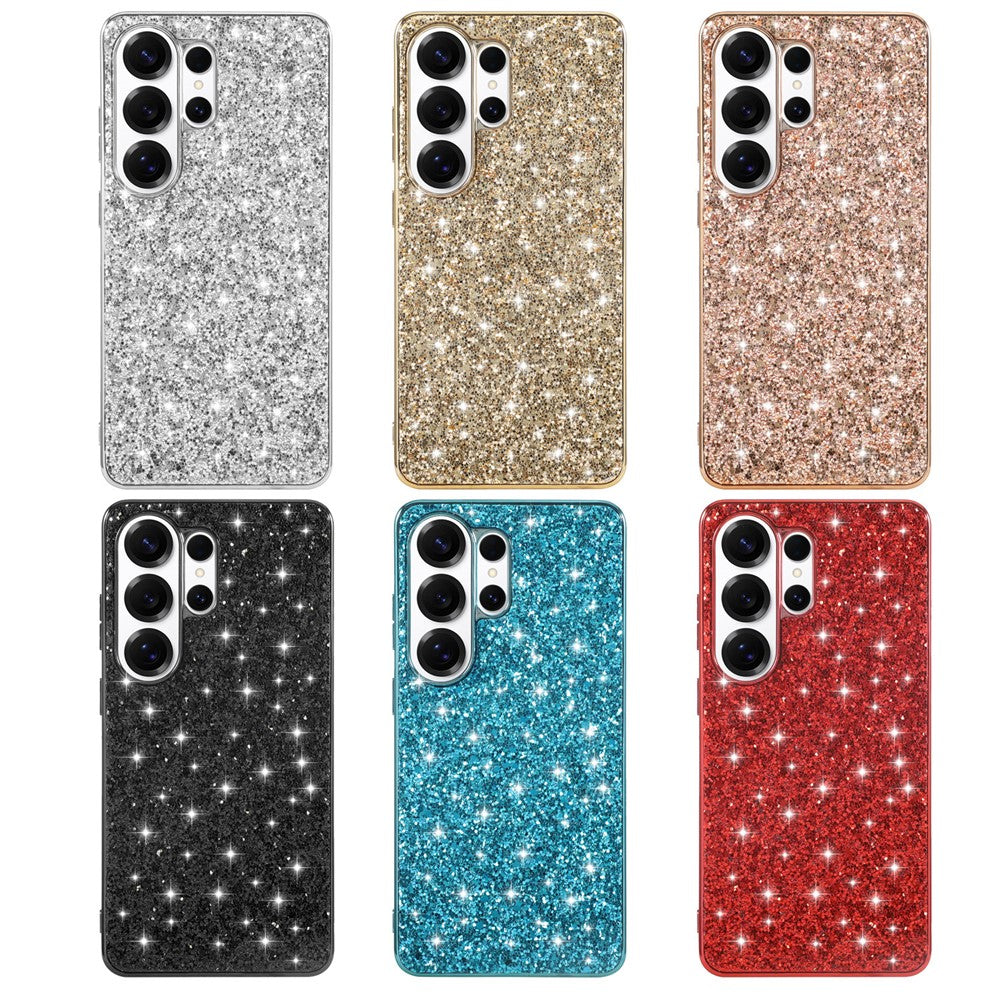 Samsung Galaxy S26 Ultra Skal Galvaniserad TPU + PC Glitter mobil Baksida