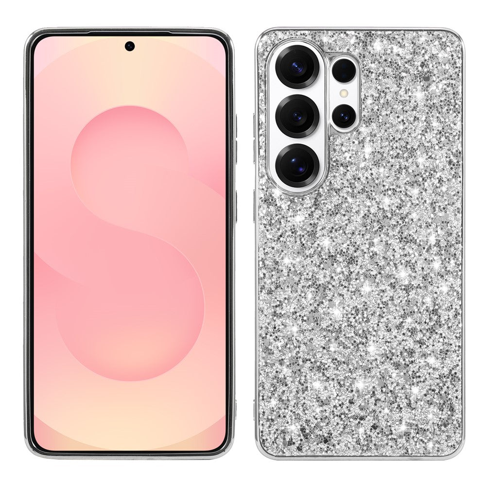 Samsung Galaxy S26 Ultra Skal Galvaniserad TPU + PC Glitter mobil Baksida