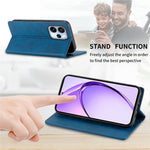 For Oppo Reno15 F 5G Wallet Case RFID Blocking PU Leather Phone Cover