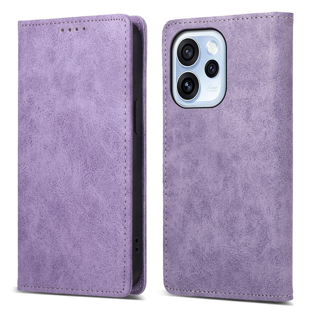 For Oppo Reno15 F 5G Wallet Case RFID Blocking PU Leather Phone Cover