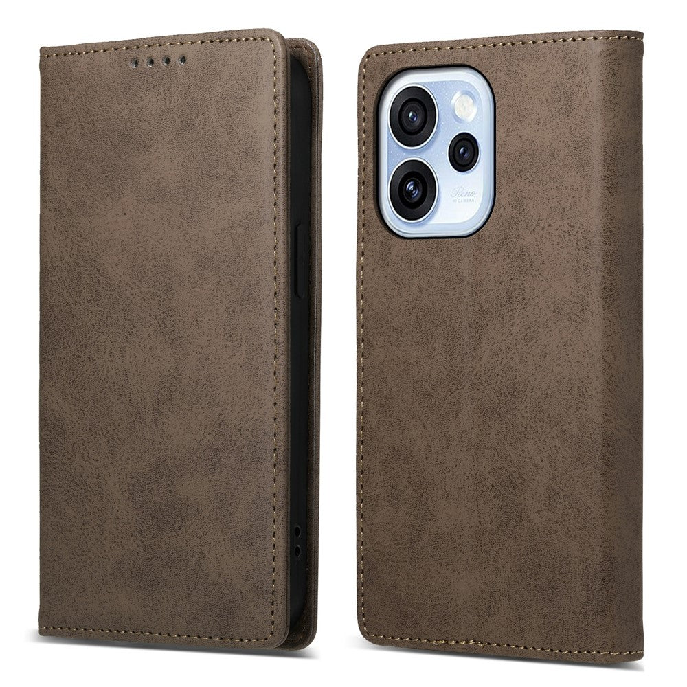 For Oppo Reno15 F 5G Wallet Case RFID Blocking PU Leather Phone Cover